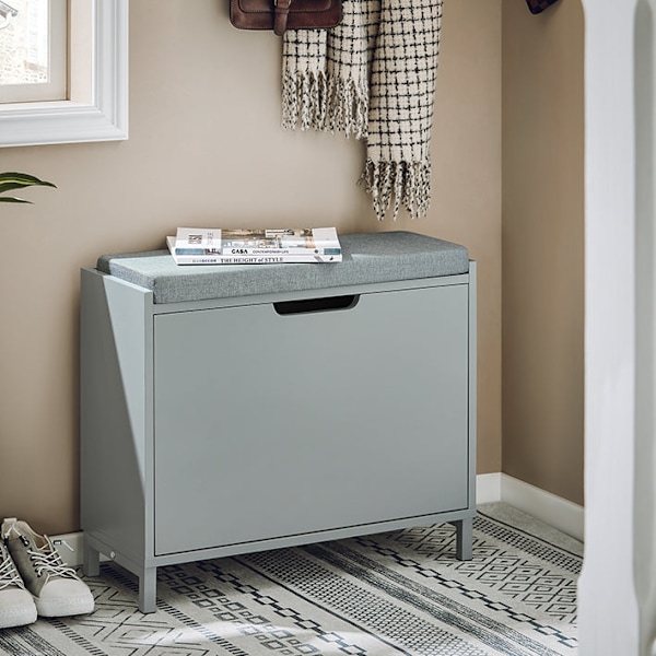 Rootz Shoe Storage -kaappi - kenkäjärjestäjä - kenkäteline - tilaa säästävä muotoilu - mitat: 60x52x24cm - pitää jopa 113 kg