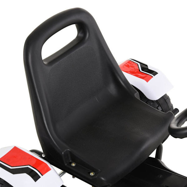 Rootz Go-Kart polkimella - Valkoinen - Teräs - 40,94 cm x 25,98 cm x 22,44 cm