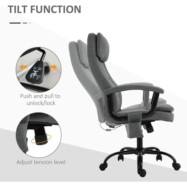 Rootz Kontorsstol - Massagestol - Executive Chair - Gaming Chair