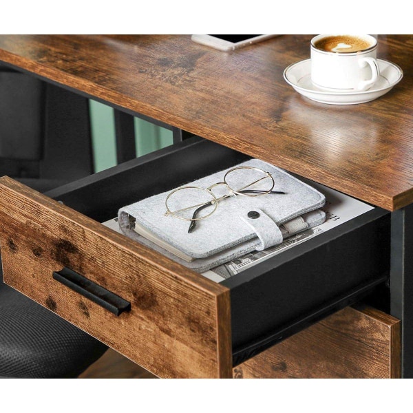 Rootz Skrivebord - Hjørneskrivebord - Arbejdsbord - Kontorbord - Skriveborde - 137 x 150 x 75 cm (LxBxH)