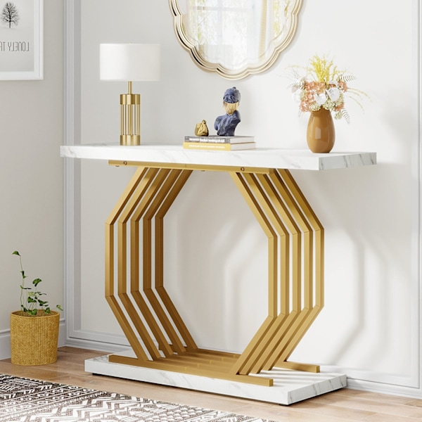 Rootz Chic Console Bord - Soffbord - Entrébord - Fläck- och reptålig - 100cm x 30cm x 82cm