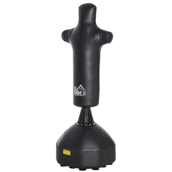 Rootz Boxing Standard - Boxing Dummy - Boksesøjle - Stål - Sort - 60 x 64 x 180 cm