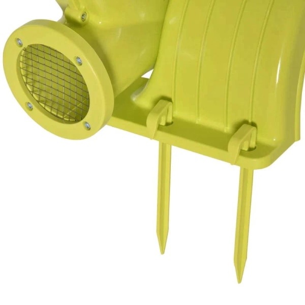 Rootz fläktpump - elektrisk luftpump - luftpump - 450W luftpump - gul/grön - 35 x 26 x 33,5 cm