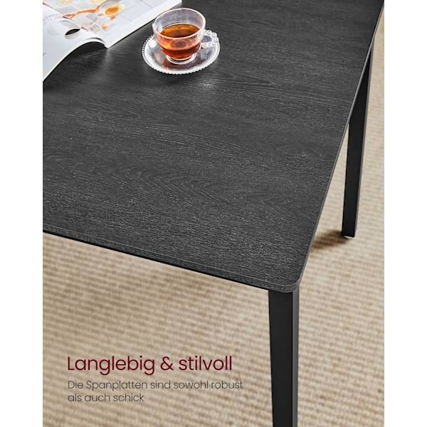 Rootz Matbordsset - Spånbord - Stålbänk - Modernt - 70cm x 110cm x 75cm