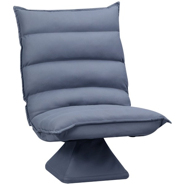 Rootz drejelig lænestol - Vippelig ryglæn - Læderlook stol - Justerbart ryglæn - 360° roterende sæde - Åndbart mikrofiberbetræk - 62cm x 70cm x 95cm
