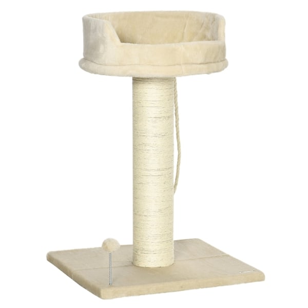 Rootz Cat Tree Play Tower - Kradsestolpe - Klatreaktivitetscenter - Plys komfort - 55 cm x 55 cm x 83 cm