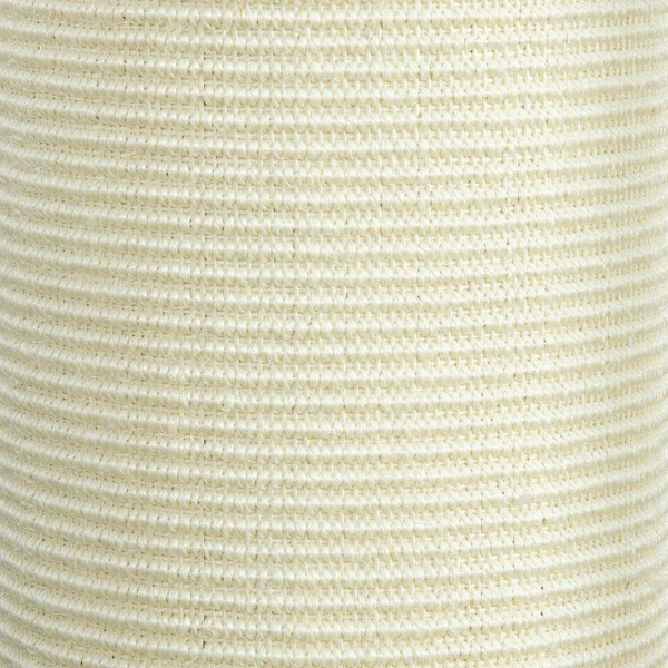Rootz Scratching Barrel - Corner Scratcher - Corner Design - Space Saving - Creme White - 35cm x 35cm x 85cm