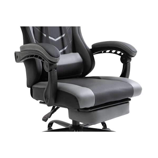 Rootz Gaming Chair - Sort - Skum, Pu - 24,4 cm x 20,47 cm x 50,39 cm