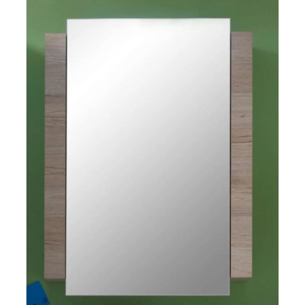 Rootz kylpyhuonekaappi - Seinäkaappi peilillä - Ruskea - 60 x 80 719d |  Fyndiq
