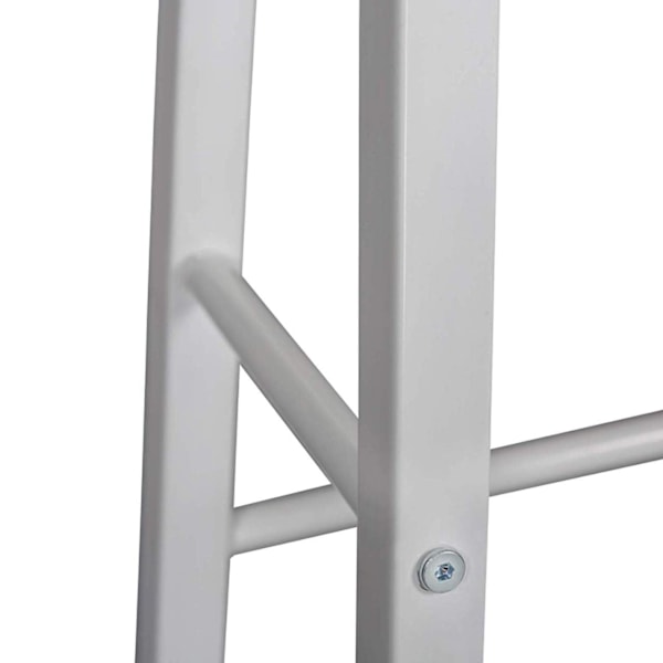 Rootz Industriel Barstol - Bordskammel - Metal- og træskammel - Robust konstruktion - Alsidig brug - Gulvbeskyttelse - Sædehøjde 71 cm, Diameter 30 cm