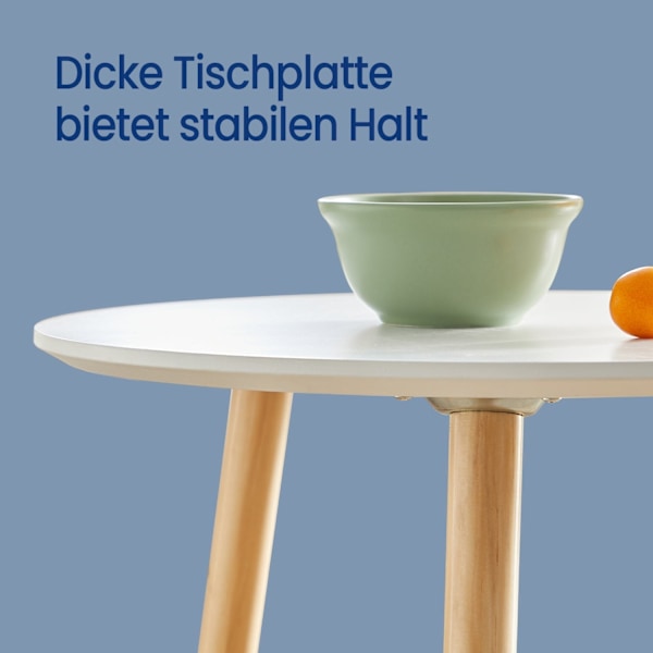 ROTZ SIDA TABLE SET - Round Sofa Table - Minimalistisk skandinavisk stil - Modern & elegant - Förenar skönhet och funktionalitet - Uppsättning av 2 ta