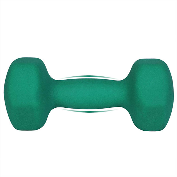 Rootz käsipainot - Käsipainosetti - 2 - 2 x 4 kg sarja - Käsipainot - Vinyyli - Valurauta - Vihreä