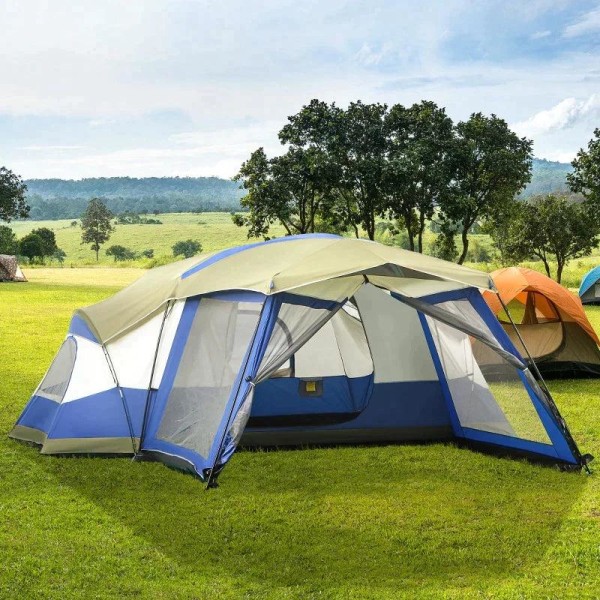 Rootz Camping Teltta - 6-8 hengen teltta - Perheteltta - Kupolit e044 |  Fyndiq