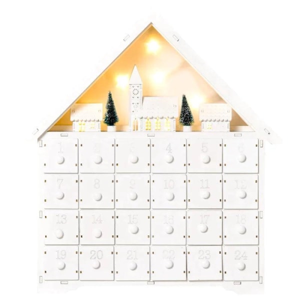 Rootz Juladventskalender - Julkalender Med LED-ljus - Med 24 Dra