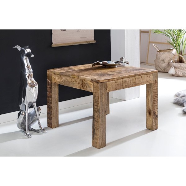 Rootz bord 60 x 60 x 47 cm Massiv-Holz Mango Natur - Vardagsbord