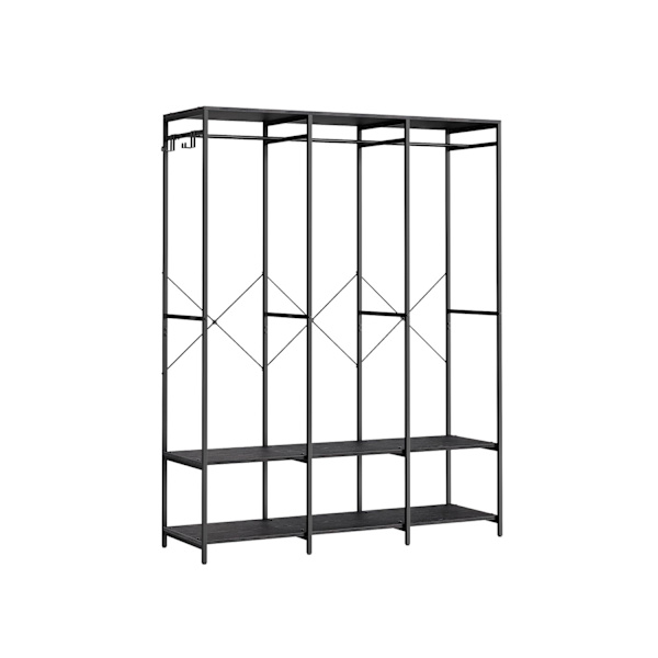 Rootz Tøjstativ - Organizer - Garderobestativ - Stålspånplade - Heavy Duty - 40 cm x 141 cm x 180 cm