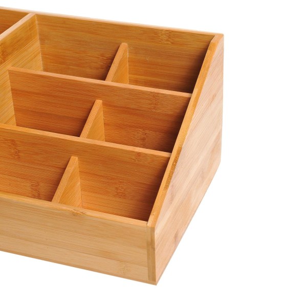 Rootz Desk Organizer - Bruin - Bamboe - 12,99 cm x 8,07 cm x 6,1 cm