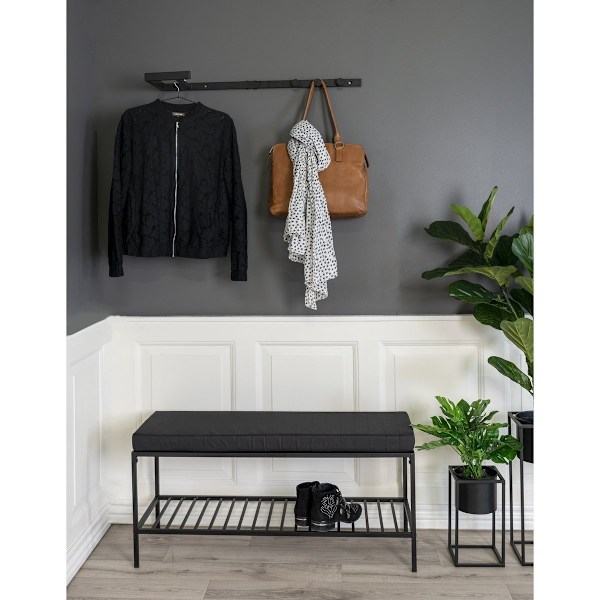 Rootz Trento Clothes Rack - Garment Stand - Clothes Hanger - Space Savering Design - 30cm x 3cm x 82 cm