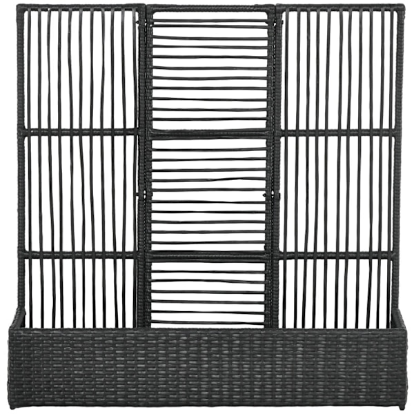 Rootz-ruukku - Kukkalaatikko - Säleikköllä varustettu istutuskone - Säänkestävä PE-hartsi ja -teräs - 103 cm x 103 cm x 29 cm - Helppo koota - Tyylikä