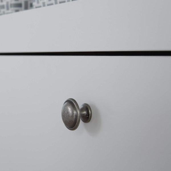 Rootz Baby Room Wardrobe - Storage Cabinet - Clothes Organizer - Nursery Furniture - Child's Closet - Dresser - White - 141 x 192 x 51 cm