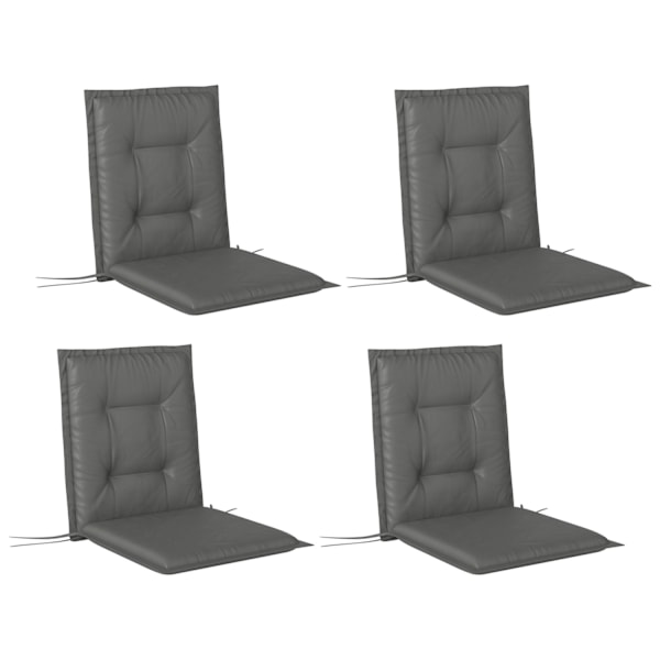 Rootz 4 stykker sædepude sæt - stolpuder - udendørs puder - hudvenlig og UV -resistent - 108 cm x 50 cm x 5 cm