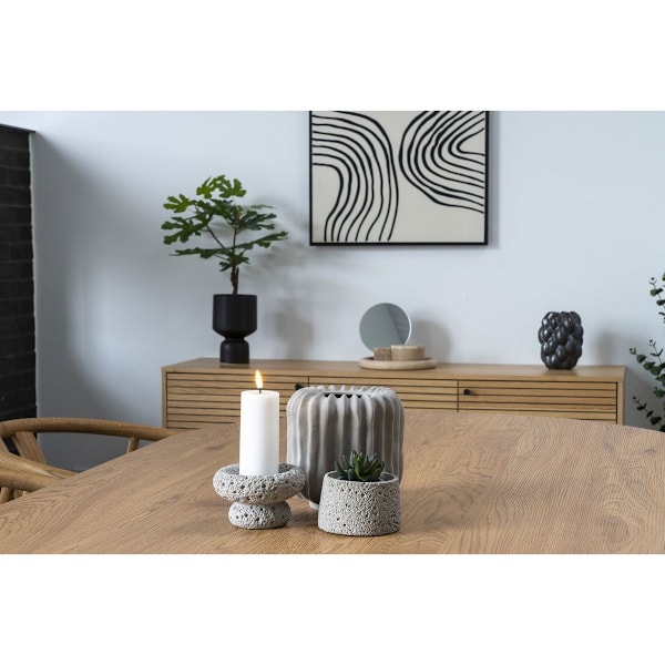Rootz travertin lagringsburk - dekorativ container - Trinkethållare - Natural Elegance - Ø10x6.5cm