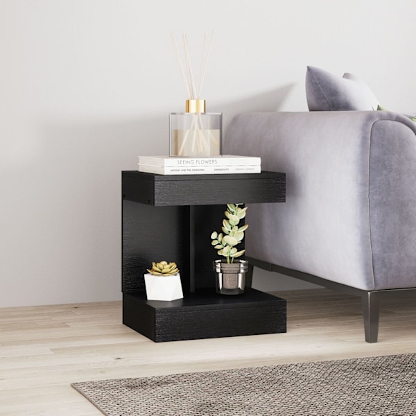 Rootz -sängyn pöytä - sivutaulukko - sohvapöytä - piilotettu laatikko ja säilytys - 40L x 30w x 46h cm