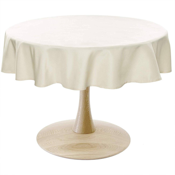 Rootz rektangelduk - Vattentät bordsöverdrag - Polyester - Skrynkelfri - Lättskött - 100 cm x 140 cm - Champagne - Mat, picknick, flera tillfällen