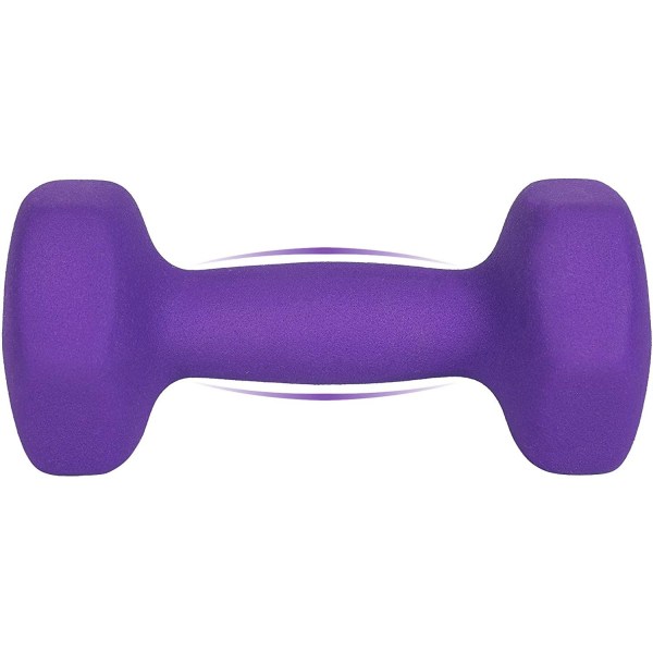 Rootz Hantlar - Hantlar Set - Set om 2 - 2 x 2 kg - Hantlar - Lila - Dam
