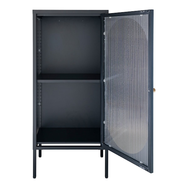 Rootz Adelaide -näyttökaappi - Showcase -yksikkö - säilytyskotelo - moderni muotoilu - 50x35x110 cm