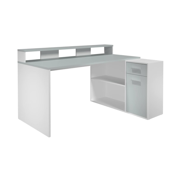 Rootz Skrivbord 160 x 92 x 115 cm - kontorsbord - spelbord - fyr White/Light Grey