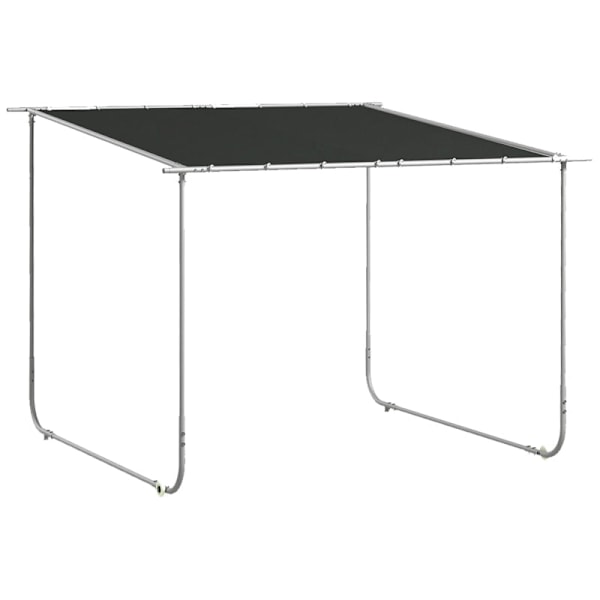 Rootz mobilt lusthus med hjul - Sandsäckar ingår - Paviljonger & partytält - Metallram - Oxford - Grå - 3x3m