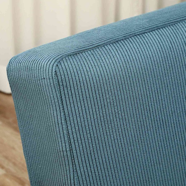 Rootz Lounge -tuoli - yksi istuin - Cord -nojatuoli - vuosisadan puolivälissä moderni muotoilu - Comfort & Style - 59x67x79.5cm