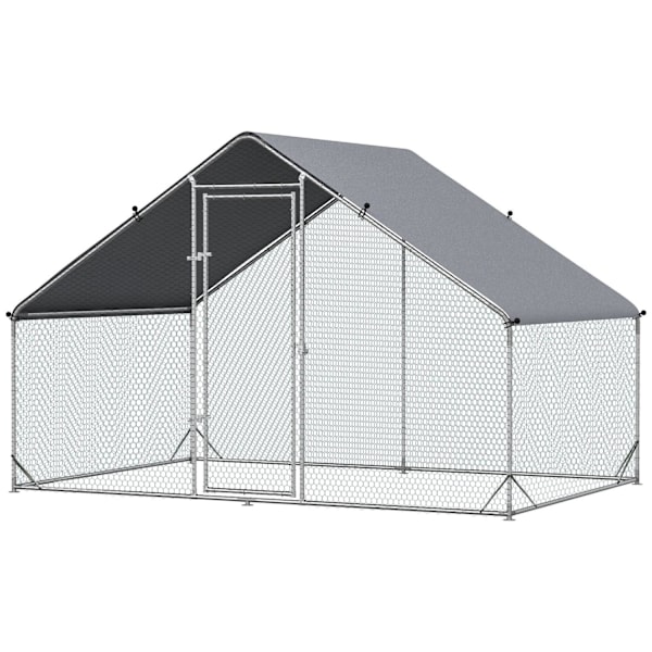 Rootz Outdoor Chicken Coop - Poultry House - Animal Inclosure - Weatherproof Protection - 3M x 2M x 2M