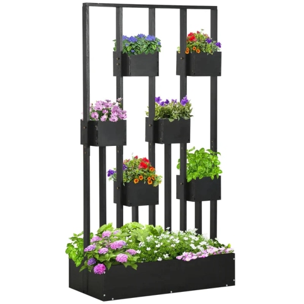 Rootz Plant Box - Kombination - Modulär design - Stativram - Nat