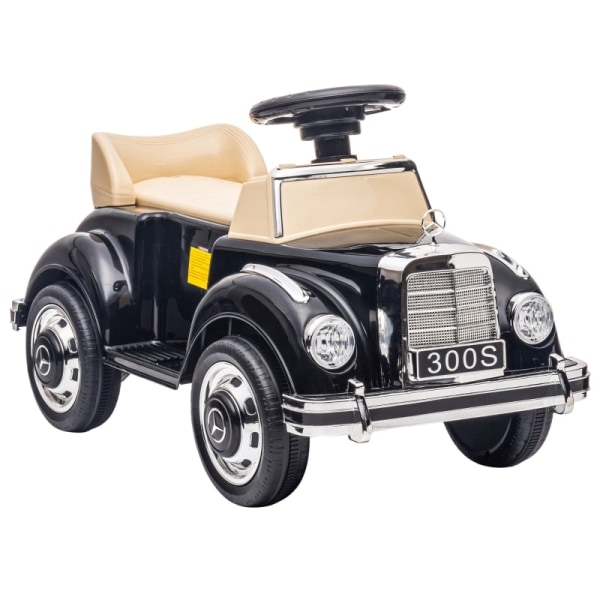 Rootz Ride-On-barnbil - Elbil för barn - Leksaksfordon - Förvaringsutrymme - Anti-rollover-enhet - 77,5 cm x 41,5 cm x 45 cm - Plast och metall - Svar