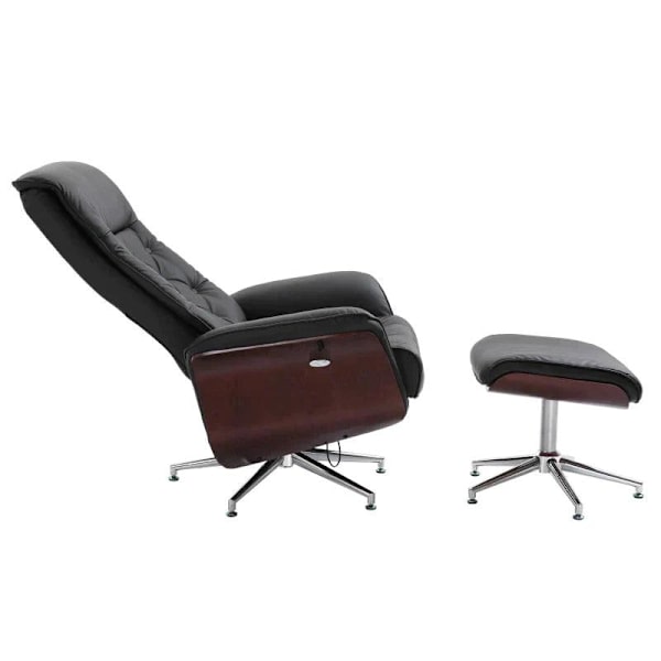Rootz Relaxstol - Relaxstol - Pall - 360° TV-stol - 360° vridbar - 82 x 83 x 110 cm