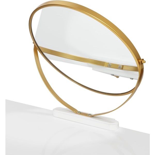 Rootz Elegant sminkebordssæt - Sminkebord - Makeup skrivebord - Stabilt og holdbart - Effektiv opbevaring - Luksuriøs komfort - 100 cm x 79 cm x 40 cm