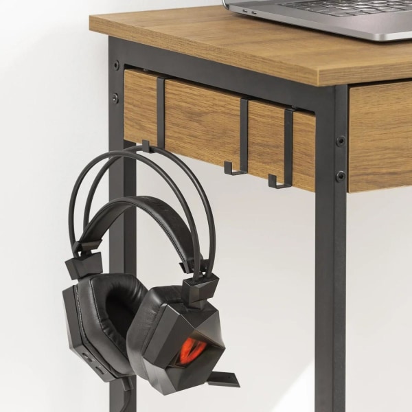 Rootz- Computer Skrivebord Arbejdsstation Skrivebord Børn Teenagere Skrivebord- B60 x D40 x H77cm