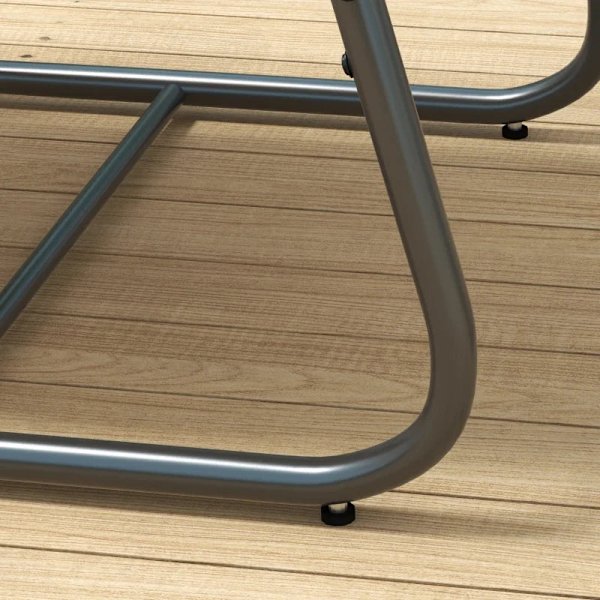 Rootz Havemøbelsæt - 4-delt - Havemøbler - Loungemøbler - 1 sofa & 2 lænestole - Stål+åndbart mesh - Grå+Flødehvid - 110 x 70 x 70 cm