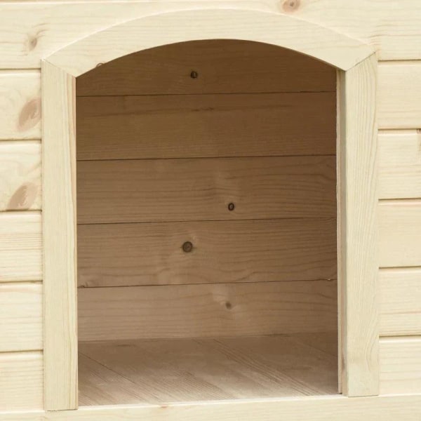 Rootz Pet House - Folde Pet House - Pet Shelter - Kattebakke - Massivt træ - 78cm x 51cm x 62cm