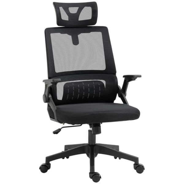 Rootz Vinsetto kontorsstol - Ergonomisk stol - Justerbar stol - Svankstöd - Lutningsfunktion - 58cm x 61cm x 102-119cm