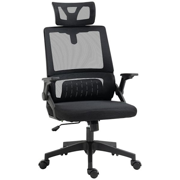 Rootz Vinsetto kontorstol - Ergonomisk stol - Justerbar stol - Lændestøtte - Vippefunktion - 58cm x 61cm x 102-119cm