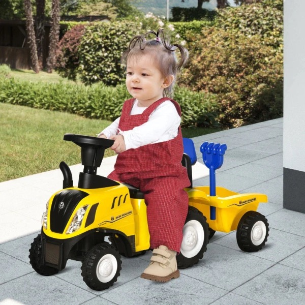 Rootz børnekøretøjer - kørende traktor - gulvskyder - Trailer -