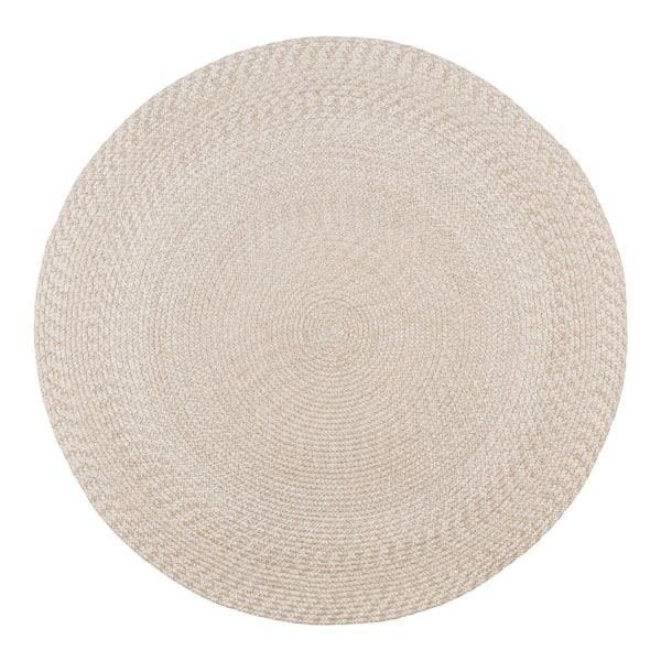 Rootz Menorca Round Rug - Eco -vänlig matta - Hållbart golvbeläggning - Återvunnet PET - Ø180cm x 1 cm