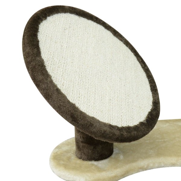 Rootz Cat Tree Sisal-pelare - Brun - Spånskiva, tyg, fiber - 25,59 cm x 19,69 cm x 60,24 cm