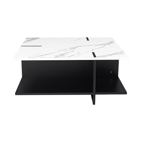 Rootz Square Sofabord - Stuebord - Centerstykke - Generøs opbevaring - 72L x 72W x 31,5H cm