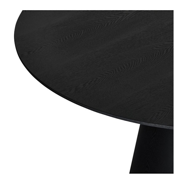 Rootz Matbord - Runt bord - Modernt matbord - Elegant ekfaner - Slitstark MDF-konstruktion - Mysig Atmosfär - 120x120x76 cm