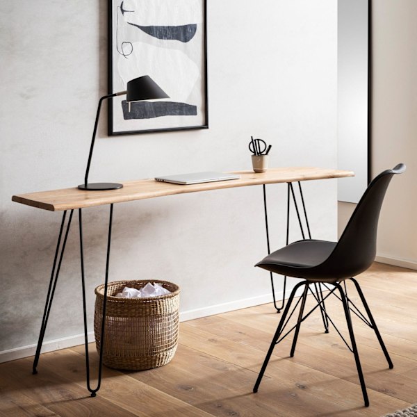 Rootz Massive Office Table - Modern design - Expressiva kanter - Unik handgjorda - 150 cm x 36 cm x 75 cm