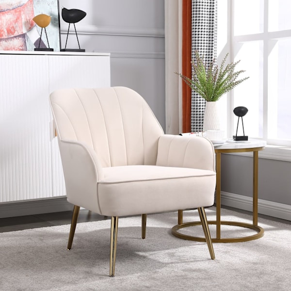 Rootz Velvet Leisure -tuoli - Ergonomiset istuimet - Lounge -tuoli - Ultimate Comfort - 64 cm x 72,8 cm x 77,9 cm
